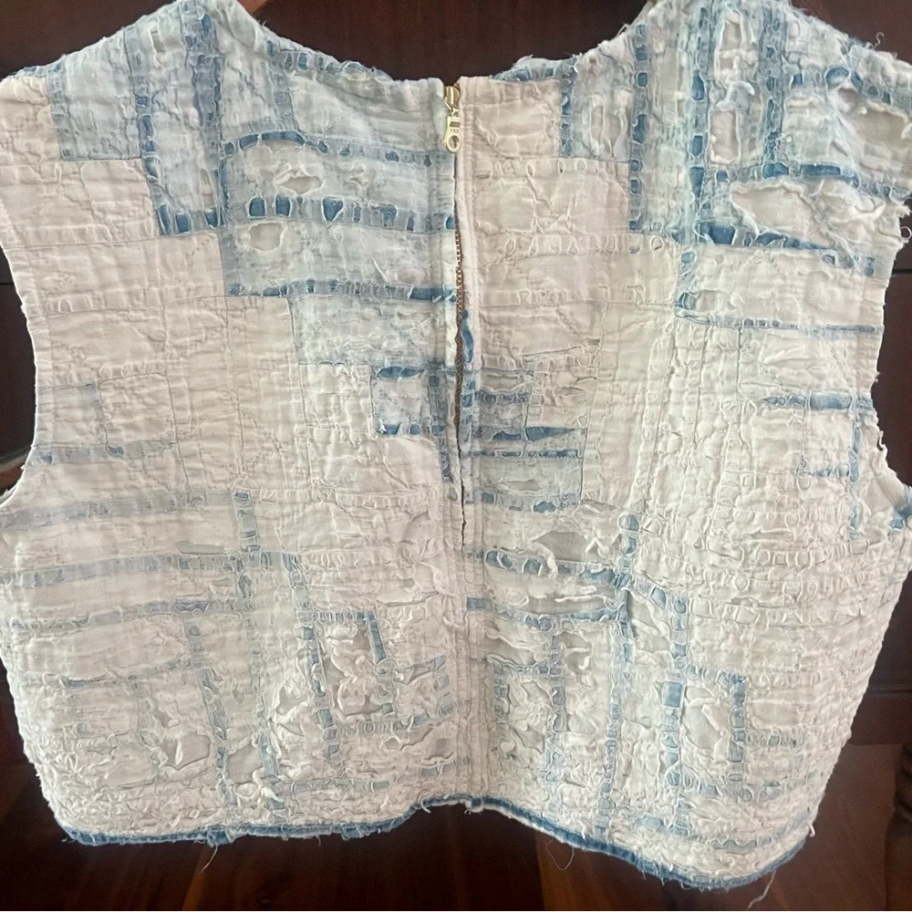 Cropped Vintage Quilt Top - Picture 2 of 7